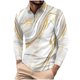 thumbnail image 2 of Blusa y camisa de manga larga con cuello vuelto para hombre, informal, con cuello vuelto, estampado, para fitness, deportiva, de manga larga, de poliéster, 2 of 5