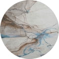 thumbnail image 2 of Addison Rugs Mayfield Premium Machine Washable Transitional Abstract Beige Round Rug, 8' x 8', 2 of 6
