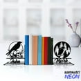 thumbnail image 3 of Handmadetneonsign Crow Metal Bookends, Crow Bird Name Bookend, Crow Animal Table Bookshelf Decor 044764, 3 of 4