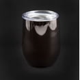 thumbnail image 2 of Bar340 by Cambridge 12 oz Stemless Wine Double-Walled Tumbler with Lid, Black, 2 of 12
