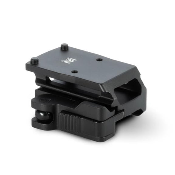 Monstrum Red Dot Riser Mount with Hypergrip QD Quick Release | 1.6 inch Center Height | RMR Footprint