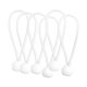 thumbnail image 1 of Eslingas expansoras con bola, juego de 6 abrazaderas para lonas, soporte de lona de goma Blanco 8 pulgadas, 1 of 9