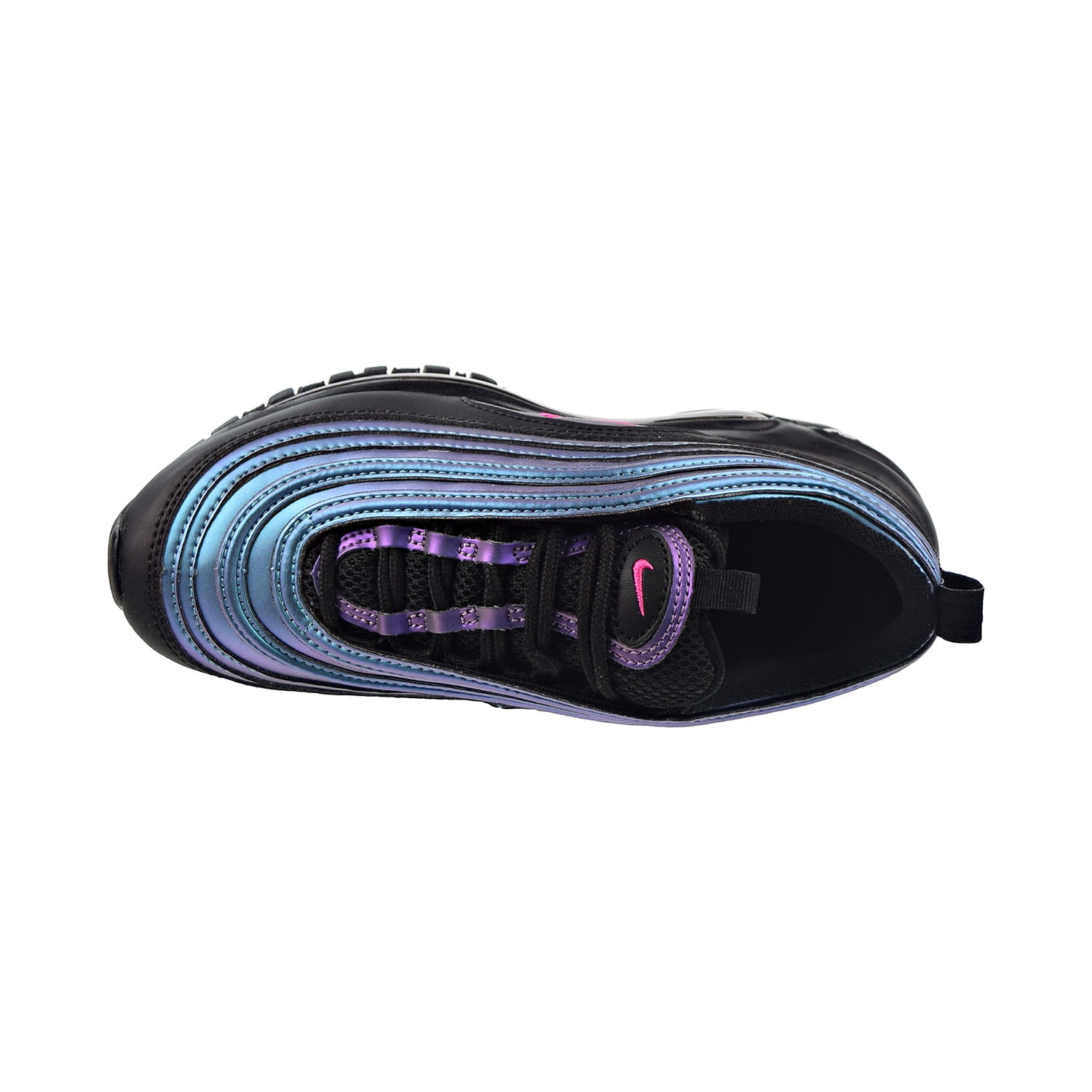 Air max 97 lx black/laser fuchsia grade school kids' cheap shoe