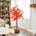 thumbnail image 5 of Nearly Natural 5ft. Autumn Vibrant Maple Artificial Fall Tree, 5 of 7