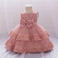 thumbnail image 4 of NAISIBABY Girls Princess Dress 3T, Tutu Mesh Glitter Sequin Sleeveless Birthday Wedding Party Pageant Dress Hot Pink, 4 of 8