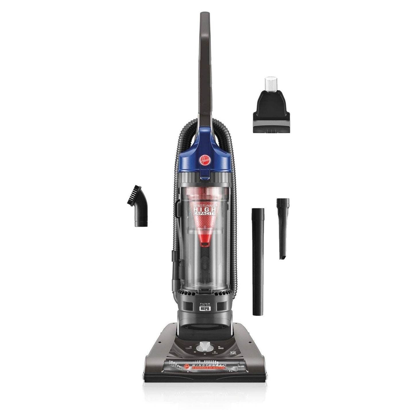 Hoover WindTunnel Capacity Upright Vacuum, Cobalt Blue
