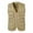 Khaki, variant on Busydd Plus Size Cargo Vest for Men Casual V Neck Sleeveless Men's Outerwear Vests Oversized Comfy Solid Color Zipper Mens Vest Outdoor Hiking Sport Coats with Pockets 2XL