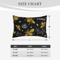 thumbnail image 6 of EasygdpHohey Bee Golden Embroidery Polyester Fiber Double-Sided Pillowcase,Super Soft,Comfortable And Luxurious Pillowcase,Not Easy To Break Or Deform- 20"X30", 6 of 9