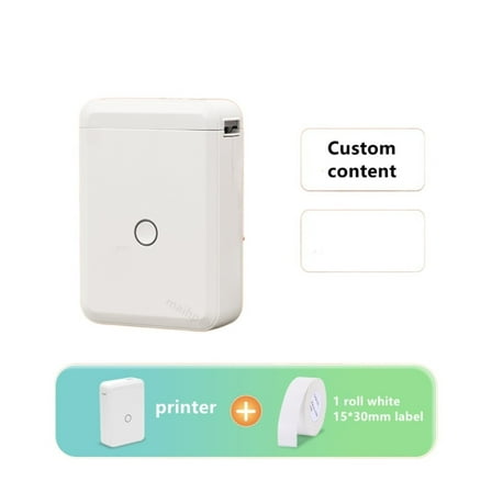 D110 Mini Portable Thermal Label Maker Wireless Bluetooth Sticker Pocket Printer Home Use Storing Organizing Name Label Printer ,Quick-Drying Ink