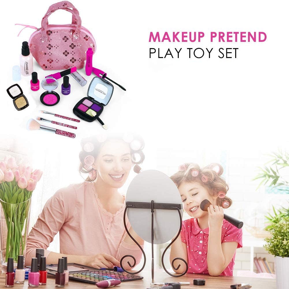 12pcs Kids Makeup Kit for Girls, Kids Play Washable Makeup Set Toys for ...