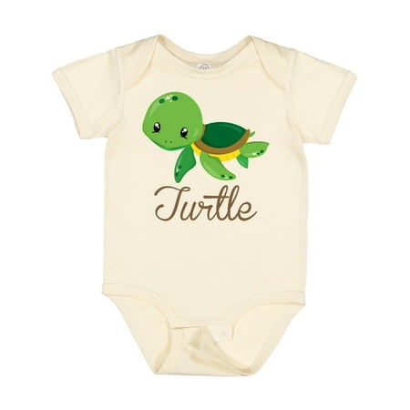 

Inktastic Little Turtle Gift Baby Boy or Baby Girl Bodysuit