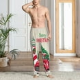 thumbnail image 2 of Logiee Merry Christmas 1 Print Pajama Pants for Men,Men’s Pajama Bottoms,Mens PJ Pants with Pockets & Button Fly-3X-Large, 2 of 6
