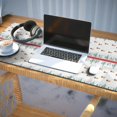 thumbnail image 3 of Long Mouse Pads for Desk,Christmas Tree and Bird Pattern Desk Mats on Top Of Desks, Desk Mouse Pad Extra Large with 3mm Non-Slip Base and Stitched Edge for Gaming,Office,Work,Home 35.4x15.7in, 3 of 5