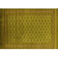 thumbnail image 1 of Ahgly Company Machine Washable Indoor Rectangle Oriental Yellow Industrial Area Rugs, 8' x 12', 1 of 4