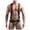 Army Green, variant on GDREDA Lingerie Teddy Men's Sexy Chain Sexy Underwear Trend Men's Underwear U Pouch Sexy Camo Sport Vest Triangle Wrestling Suit Army Green,L