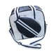 thumbnail image 5 of Bolsa de Pickleball con bandolera y bolsillos de malla, organizador de equipo para llevar al hombro Blanco y negro, 5 of 9