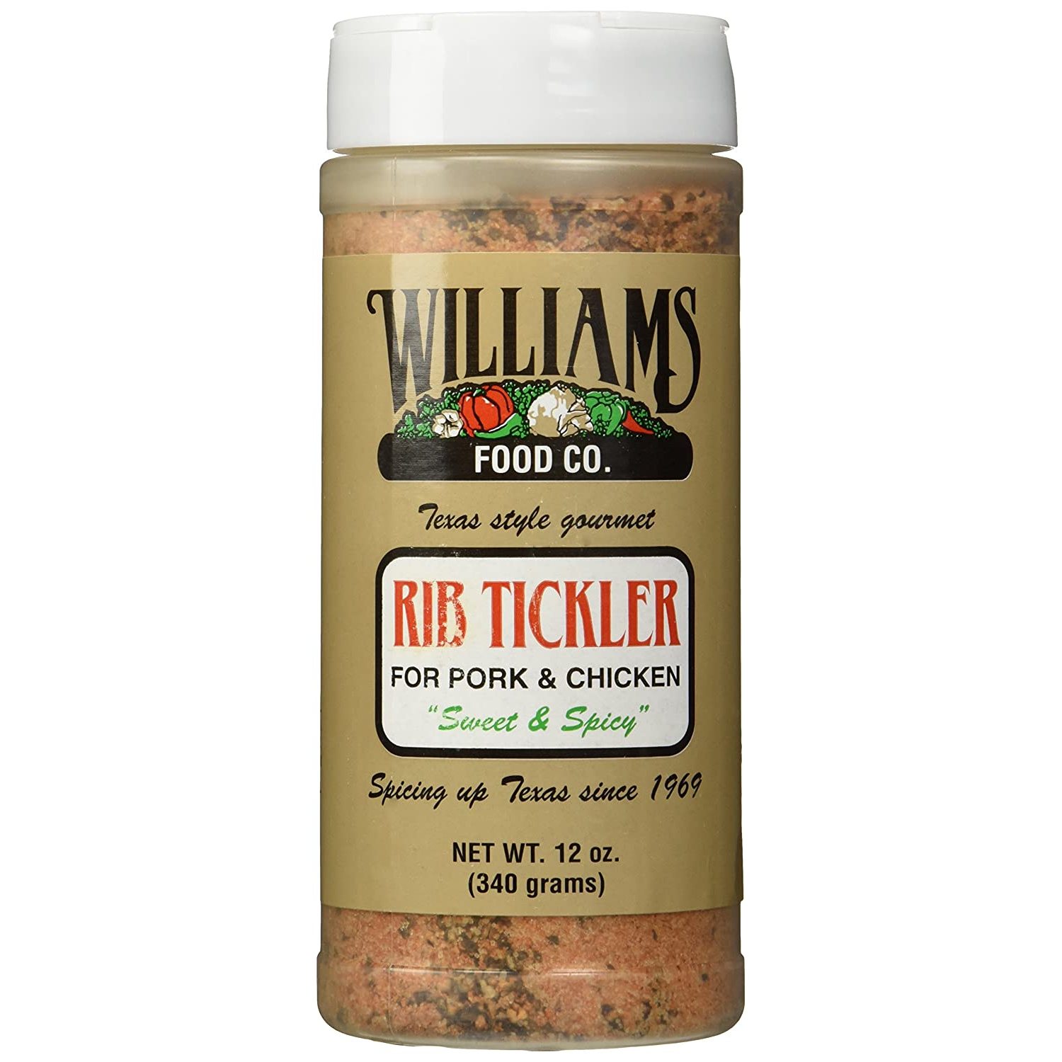 Williams Rib, Barbecue & Fajita Seasoning 12 Oz (Pack of 3) (Rib
