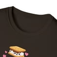 thumbnail image 3 of Womens Adult Eat Sleep S'more T-Shirt, Kawaii Smores Tee, Fun Retro S'mores, 3 of 3