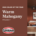 thumbnail image 3 of Glidden Fundamentals Warm Mahogany / Red Flat Exterior Paint, 1 Gallon, 3 of 11
