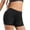 Black, variant on Women's Plus Size High Waist Butt Lifter Shapewear Shorts Padded Hip Enhancer Mid-Thigh Control Shorts for Under Dresses and Everyday Wear