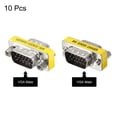 thumbnail image 3 of Adaptador de acoplador VGA Uxcell, conector cambiador de género de VGA macho a macho, conversión para extender cables, paquete de 10, 3 of 4