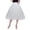 06-White2111, variant on XIAONU Womens Tiered Tulle Midi Skirt Elastic Waist Flowy Party Underskirt Petticoat