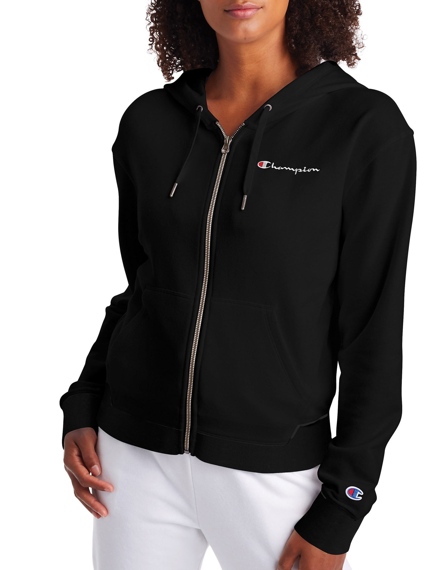 Champion Women/'s French Terry Gym Active Pullover Hoodie XL Black