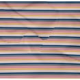 thumbnail image 4 of oneOone Organic Cotton Poplin Twill Fabric Multicolor Stripe Printed Fabric 1 Yard 42 Inch Wide, 4 of 4
