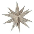 thumbnail image 4 of Kurt Adler 12-Inch Champagne and Silver Glitter Moravian Star Treetop, 4 of 4