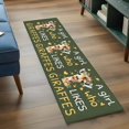 thumbnail image 4 of Green Giraffe Kitchen Runner Rug 2x6 Washable Runners for Hallway Non Slip Love Heart Spring Floral Botanical Large Area Rug Indoor Floor Carpet for Bathroom Laundry Entryway Bedroom Living Room, 4 of 8