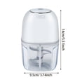 thumbnail image 3 of zhangmingg Rechargeable Garlic Chopper and Food Processor with 350ml Capacity and 6 Stainless Steel for Efficient Kitchen Prep, 3 of 6