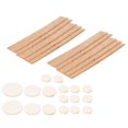 thumbnail image 1 of Instrument Clarinet Accessories Kit Bb Key 17Pcs Sound Hole Pads 10Pcs Natural Cork Sheets, 1 of 7