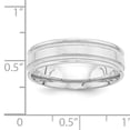 thumbnail image 2 of 14K White Gold Heavy Comfort Fit Fancy Band Ring Size 8, 2 of 5