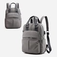 thumbnail image 2 of CRAFTHROU Backpack with USB Charging Port Grey Durable Tear Resistant for Business Travel, 2 of 8