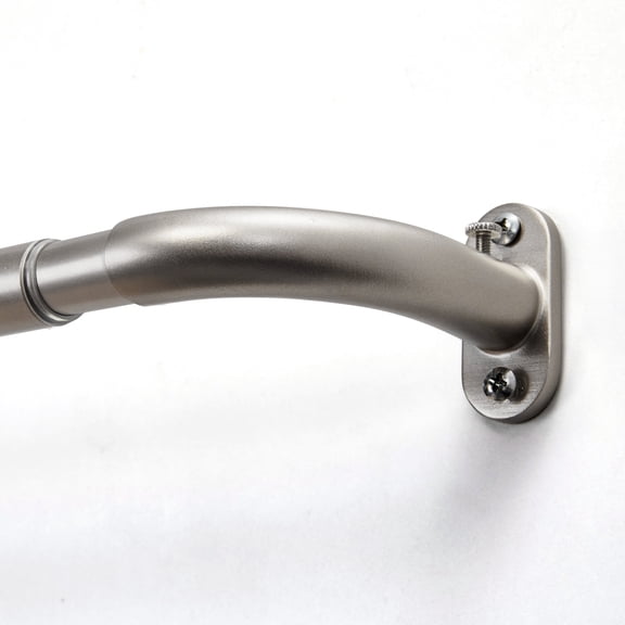 ZOPZO Curtain Rod Adjustable Window Drapery Rod, Sliver, 48-84 Inch, Heavy Duty Curtain Pole for Living Room Bedroom Easy Install