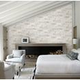 thumbnail image 2 of Brewster Cody Light Grey Reclaimed Bricks Wallpaper, 2 of 3