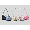 thumbnail image 7 of Kukuzhu Chic Bow Tote Bag Satin Drawstring Shoulder Bag Retro Classic Clutch Hobo Handbag for Women, 7 of 7