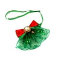 thumbnail image 4 of UDIYO Pet Dog Puppy Cat Lace Bell Bow Fake Pearl Adjustable Collar Neck Strap Necklace, 4 of 7