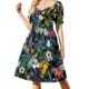 thumbnail image 1 of Vestido de manga corta de jardín exótico vestidos para mujer vestidos de novia vestido para mujer, 1 of 7