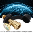 thumbnail image 3 of Medidor De Presión, Medidor De Presión De Tanque De Gas QCC Tipo 1 De Entrada De 25-250 PSIG Para Cilindros De 5-100 Lb, 3 of 7