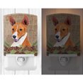 thumbnail image 2 of Caroline's Treasures SC9036CNL Basenji Faux Burlap and Pine cones Ceramic Night Light, 6x4x3", multicolor, 2 of 2
