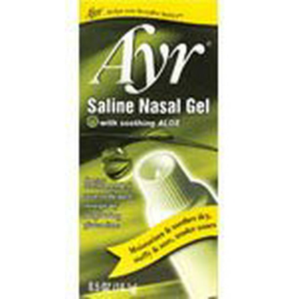 Ayr Saline Nasal Gel, With Soothing Aloe, 0.5 Ounce Tube