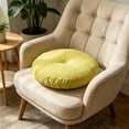 thumbnail image 7 of 16.54" Large Round Floor Cushion Pillow, Soft Thick Padded Seating Pad Futon Mattress for Living Room Sofa Balcony, Comfortable Reading Relaxation Seat, AKLJWH, 7 of 7