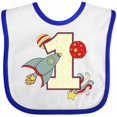 thumbnail image 3 of Inktastic 1st Birthday Outer Space Theme Boys or Girls Baby Bib, 3 of 4
