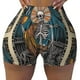 thumbnail image 2 of Fotbe Coffee-Drinking Skull Shorts Sin Costuras – Shorts Deportivos de Cintura Alta para Mujer, Elásticos para Gimnasio, Yoga, Running o Ciclismo-Small, 2 of 8