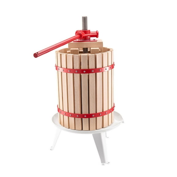 Walmart – 18L Manual Wine Press with Wood Basket (Fruit & Apple Cider Press)