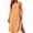 Orange, variant on YuXingFu 100% Cotton Dresses Maxi Crew Neck Plus Size Womens Dress Long Sleeve Pleated Long Casual Summer Black S