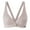 1Purple, variant on Everyday Bras for Womens Front Button Brassiere Full Coverage Shelf Bras Support Push-Up Anti-Sagging Bra Lightweight Suitable Bralettes Everyday Wirefree Comfortable Support Underwear