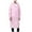 Pink, variant on Xfvqtps Adult Mens and Womens Raincoat with Hooded Long Adjustable Drawstring Solid Color Reusable Button Transparent Waterproof Cycling Hiking Rain Jackets Rain Poncho White