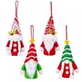 thumbnail image 4 of Gnome Christmas Ornaments with Light, Swedish Tomte Xmas Gnomes Plush Doll, Scandinavian Santa Elf Table Ornaments, Lighting Hanging Christmas Tree Decorations Home Decor, 4 of 10